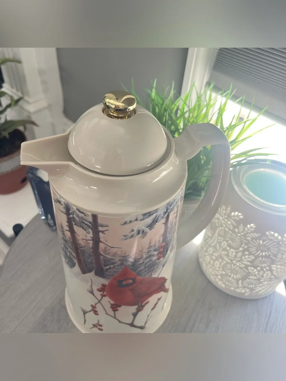 Lenox Winter Greetings Scenic Thermal Carafe